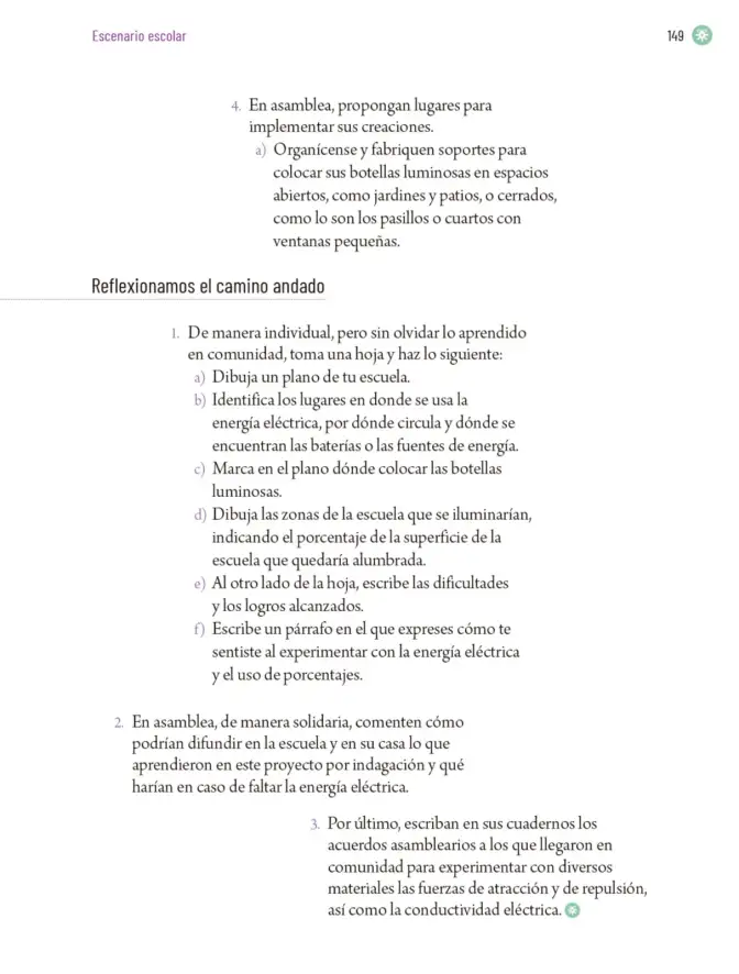 Página 152 de Proyectos Escolares. Libro de Educación Primaria Grado 6° Ciclo Escolar 2025 - 2026