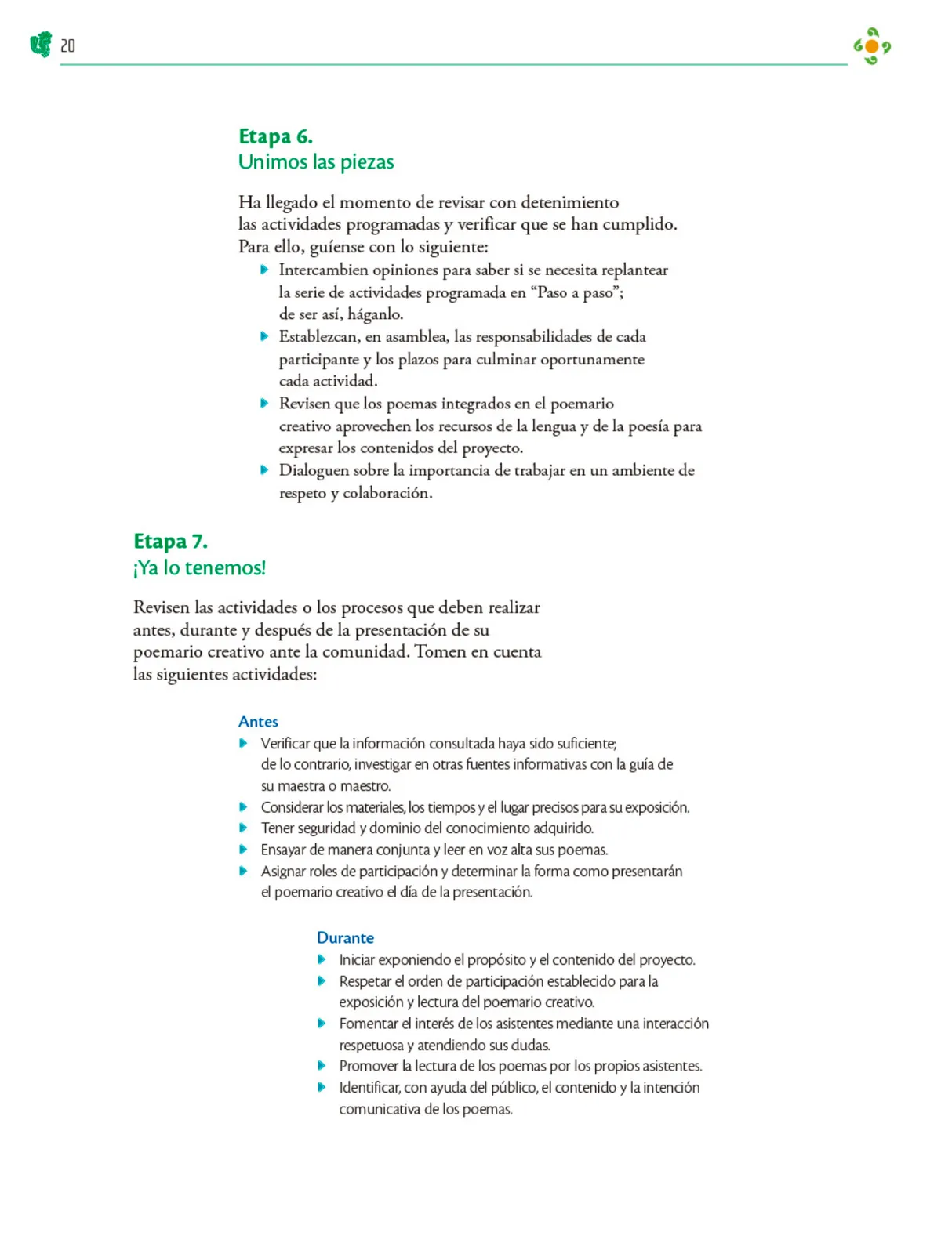 Miniatura página 21 de Colección Nanahuatzin. Nuestro libro de Proyectos.  Tomo II.  Libro de Educación Telesecundaria Grado 3°  Ciclo Escolar 2025 - 2026