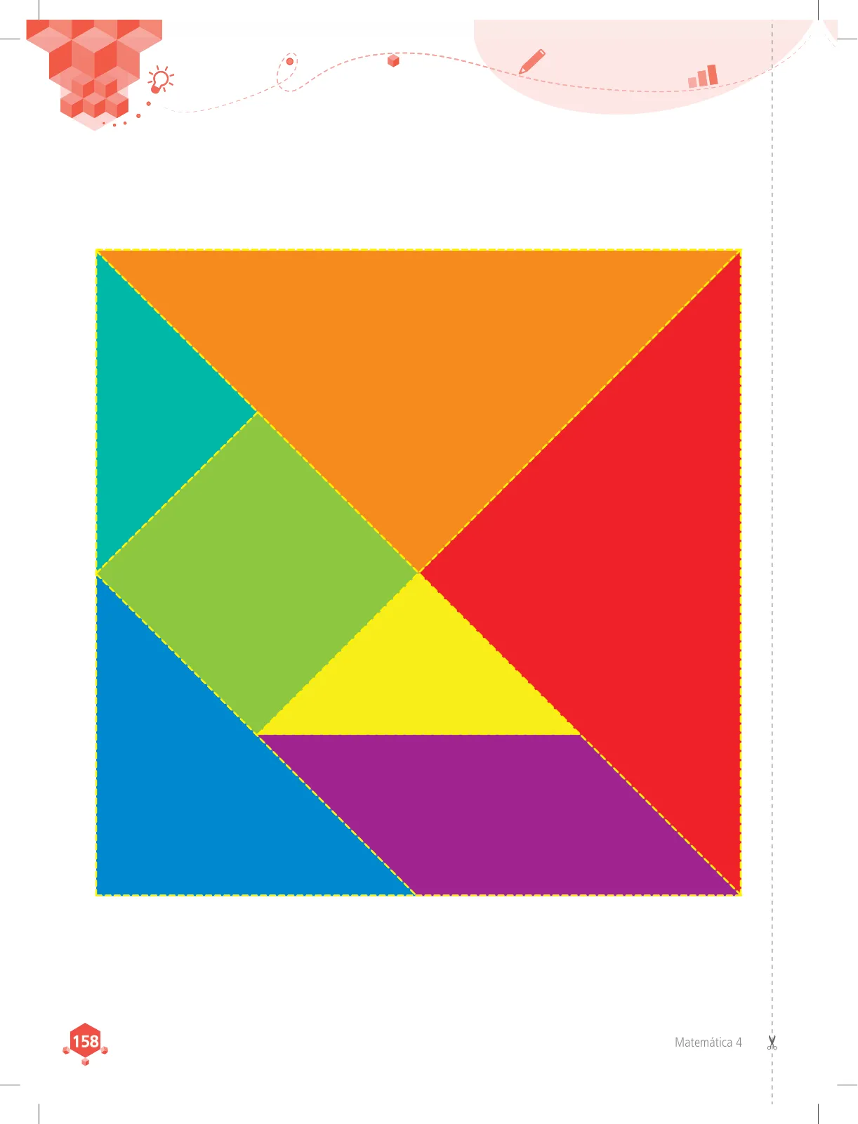 Página 158 de Matemática 4 : cuaderno de trabajo para cuarto grado de Educación Primaria 2018 · 2018