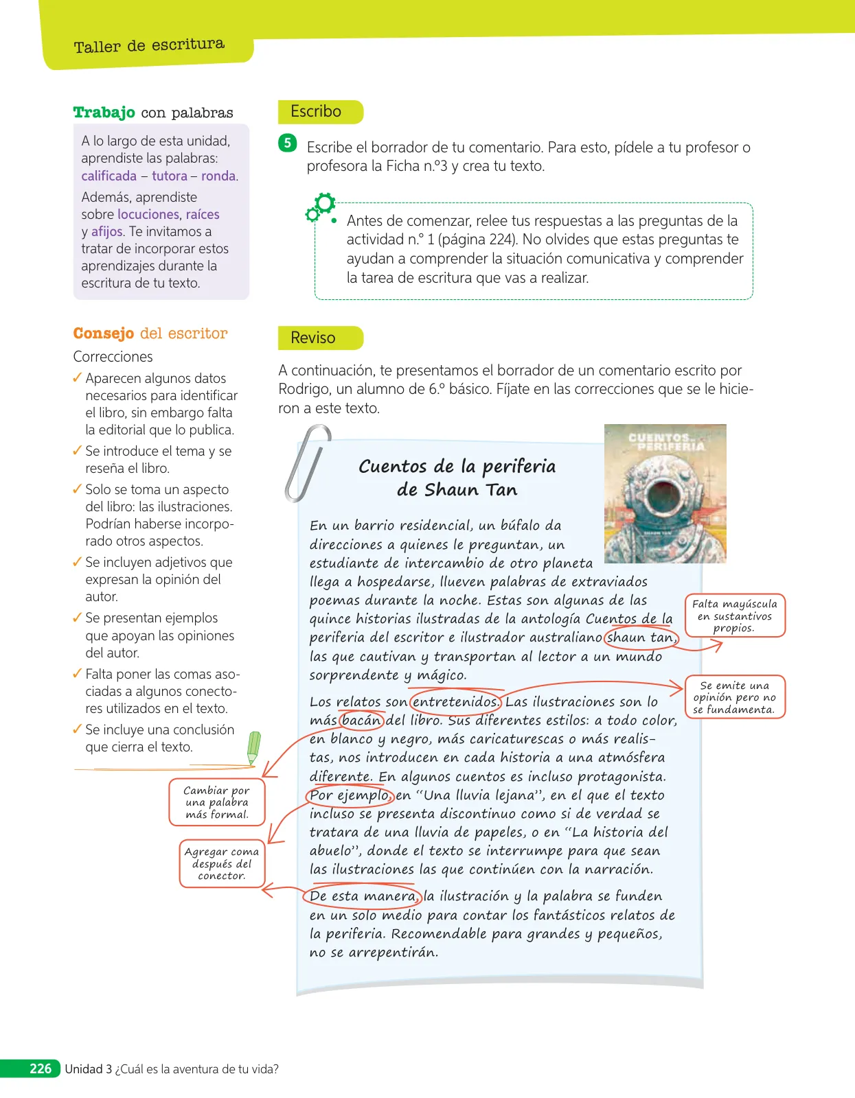 Página 137 de Lenguaje y Comunicación – Sexto Básico | Texto del Estudiante MINEDUC – Descargar PDF · 2024