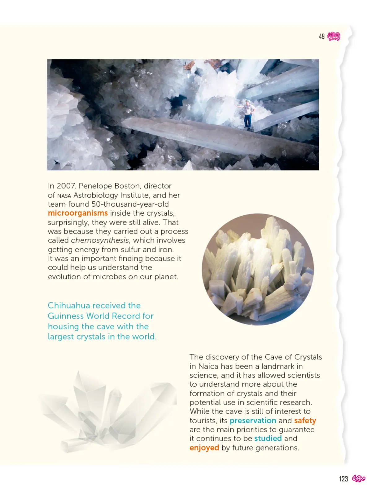 Página 124 de Uérakua anapu uantakua. Projects and Readings. Libro de Educación Telesecundaria Grado 2° Ciclo Escolar 2025 - 2026