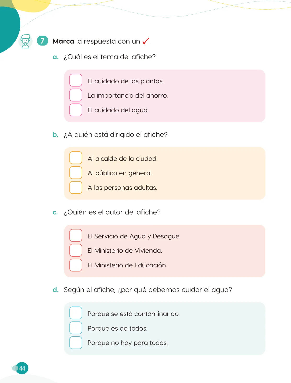 Miniatura página 46 de Cuadernillo de Comunicación 3. Tercer grado de Primaria · 2024