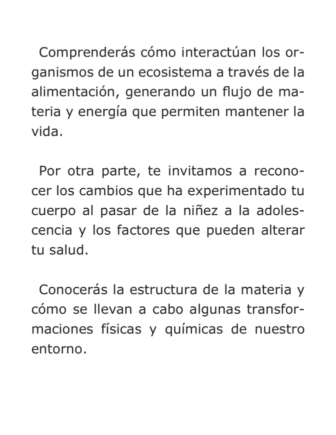 Página 4 de Libro de Ciencias Naturales – Quinto Básico | Texto del Estudiante MINEDUC – Descargar PDF · 2024