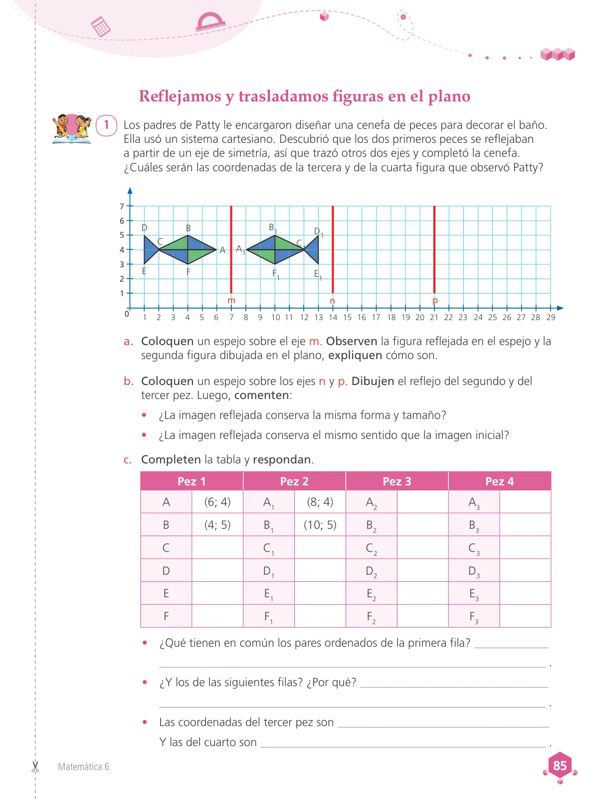 Página 87 de Matemática 6 : cuaderno de trabajo para sexto grado de Educación Primaria 2019 · 2019