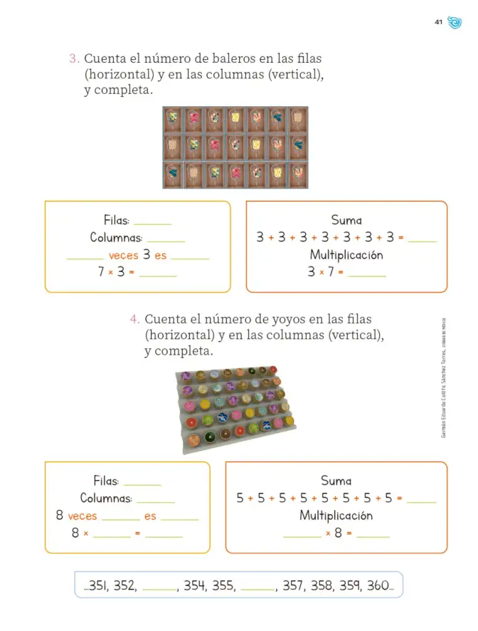 Página 42 de Múltiples lenguajes. Trazos y números. Libro de Educación Primaria Grado 2° Ciclo Escolar 2025 - 2026