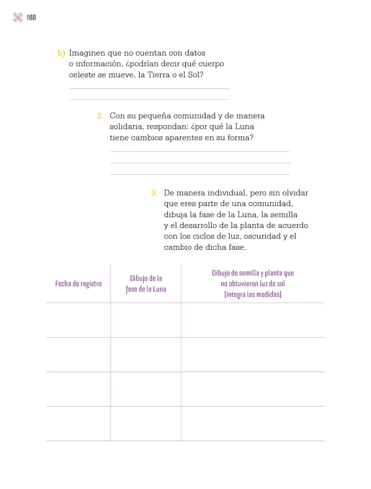 Página 191 de Proyectos Escolares. Libro de Educación Primaria Grado 3° Ciclo Escolar 2025 - 2026
