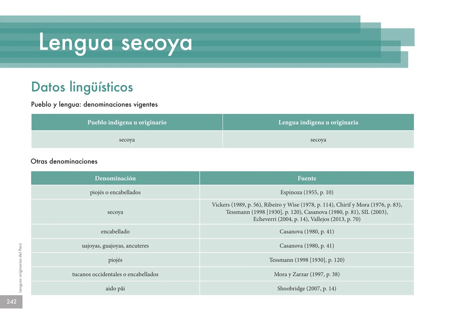 Miniatura página 244 de Lenguas originarias del Perú · 2018