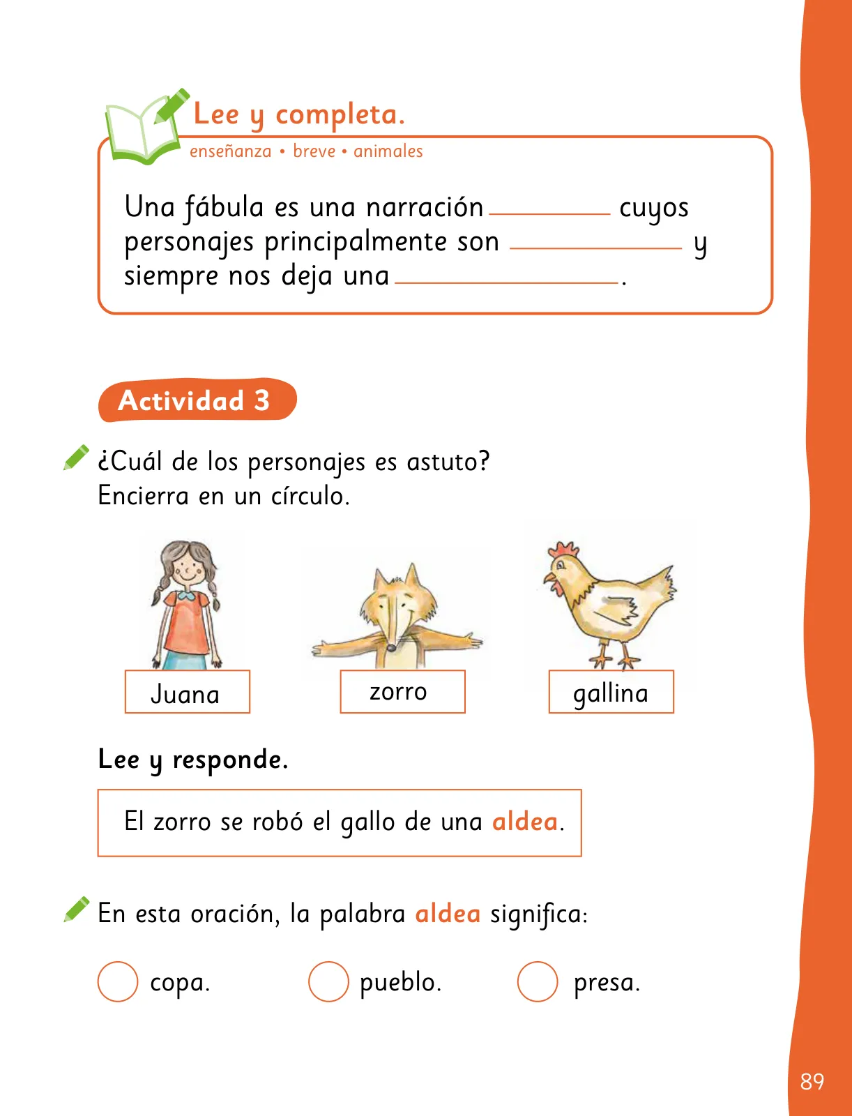Página 91 de Lenguaje y Comunicación – Segundo Básico – Texto del Estudiante MINEDUC – Descargar PDF · 2024