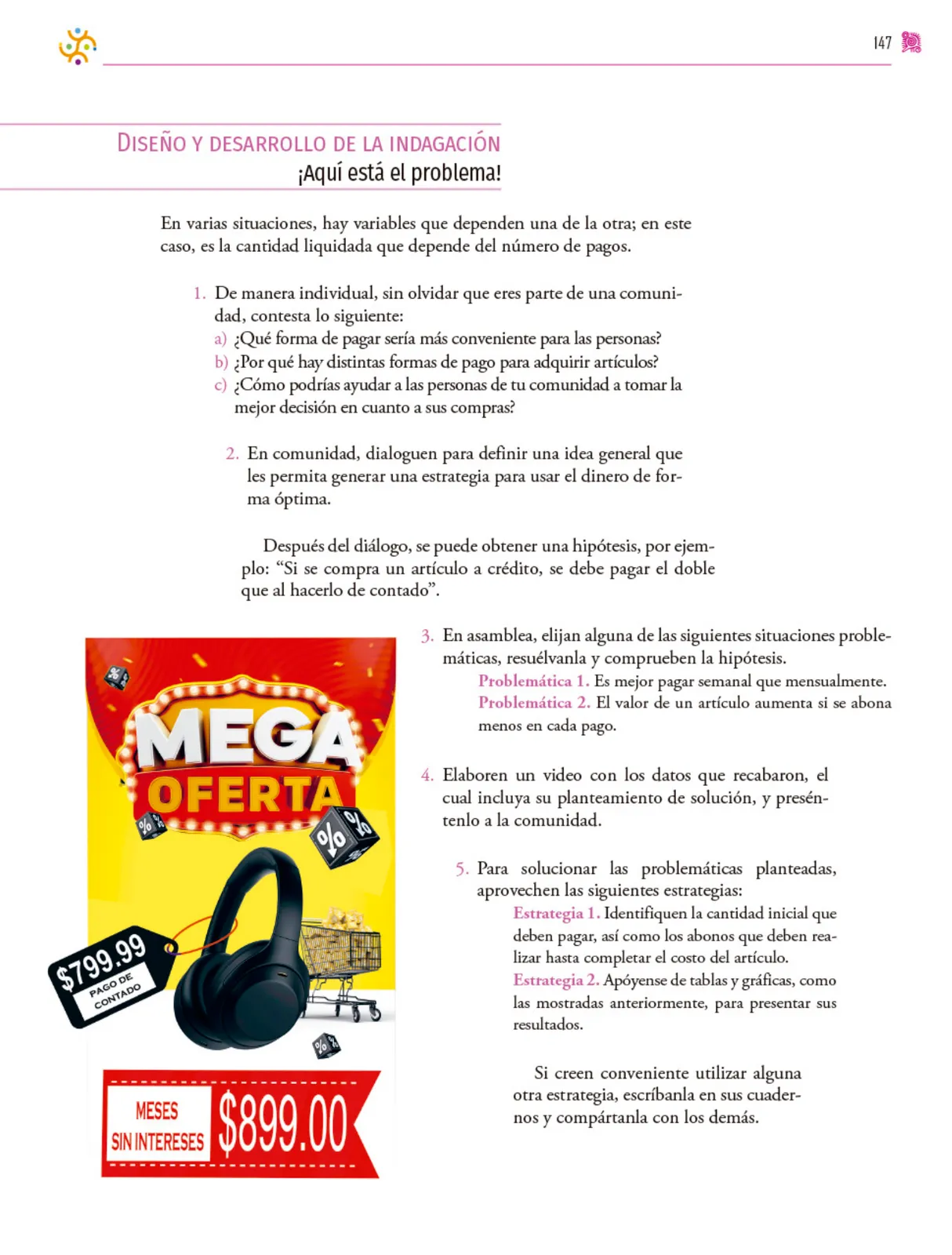 Miniatura página 148 de Colección Ximhai. Nuestro libro de proyectos.   Libro de Educación Secundaria Grado 1°  Ciclo Escolar 2025 - 2026