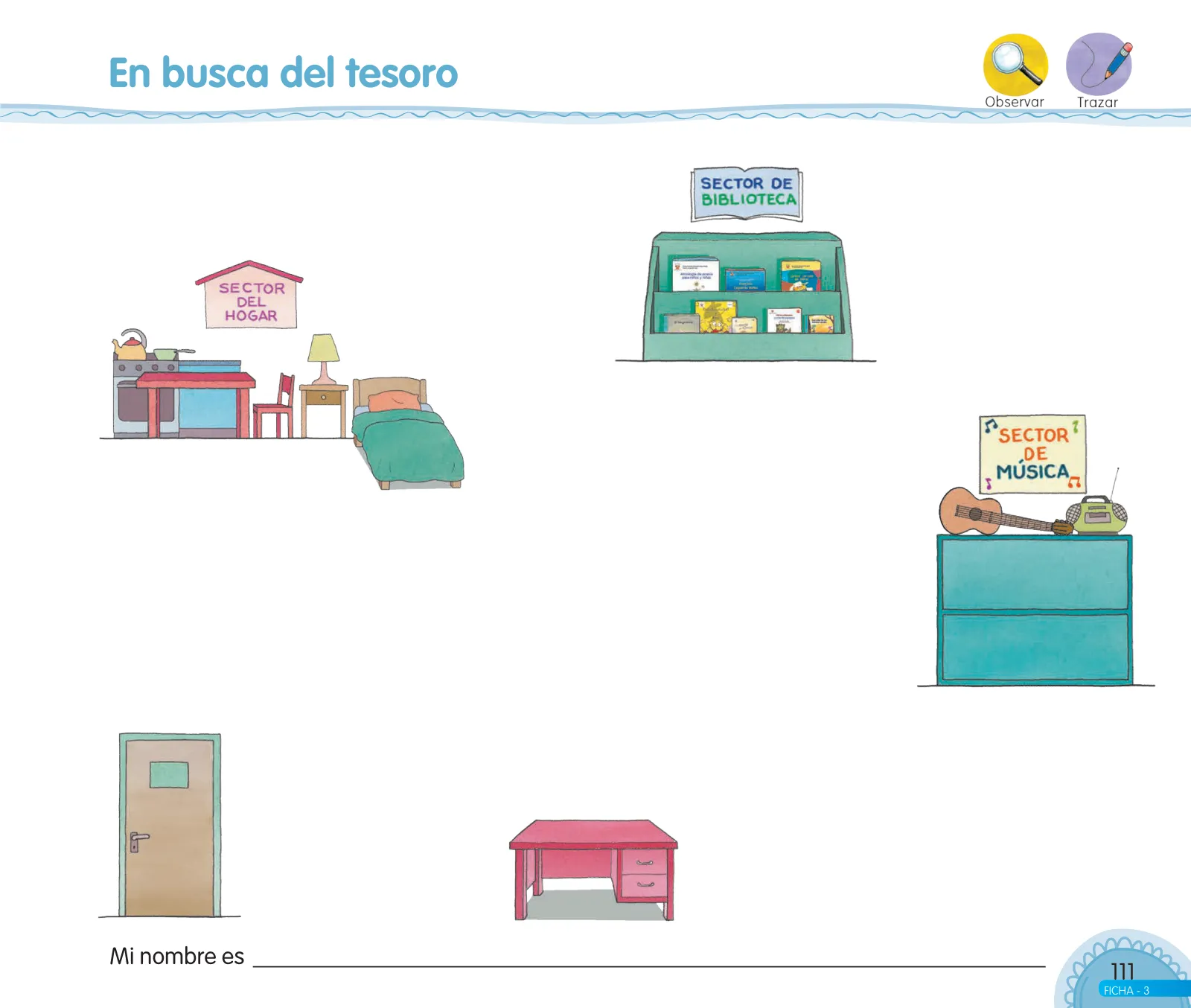 Miniatura página 113 de Aprendemos jugando : cuaderno de trabajo para niños y niñas de 5 años · 2017