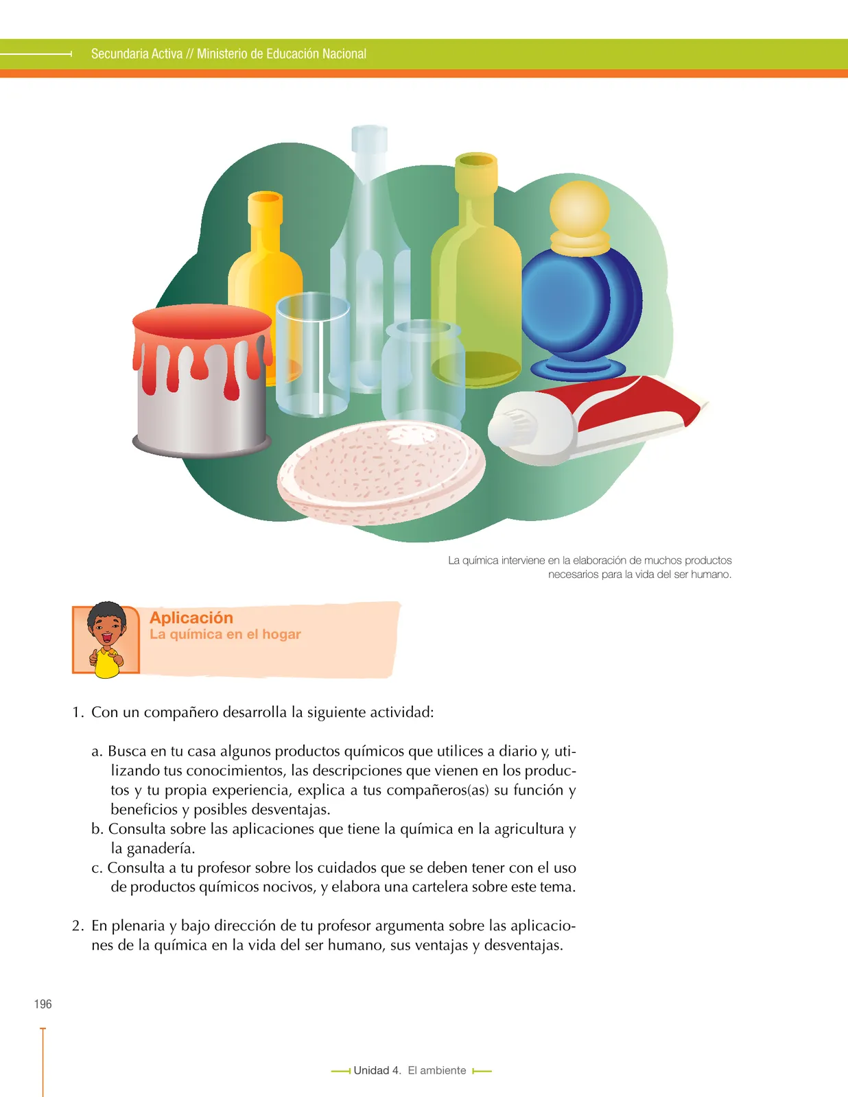 Miniatura página 196 de Ciencias Naturales 7° · Secundaria Activa