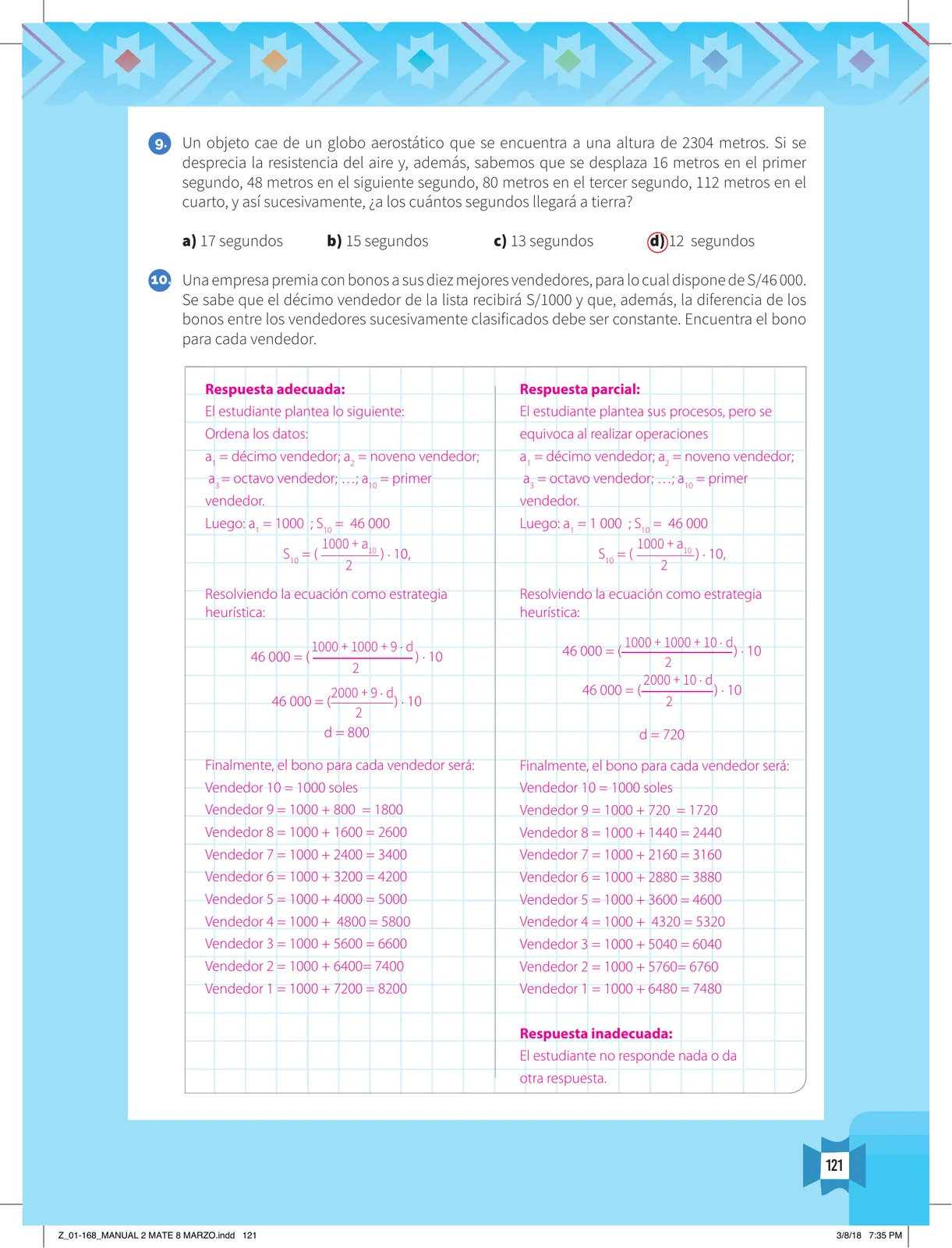 Página 123 de Resolvamos problemas 2 : manual para el docente 2018 · 2018