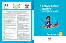 Portada de Comprensión lectora : manual para el docente de segundo grado de Secundaria 2018 · 2018