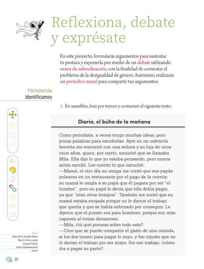 Página 25 de Proyectos de Aula. Libro de Educación Primaria Grado 5° Ciclo Escolar 2025 - 2026