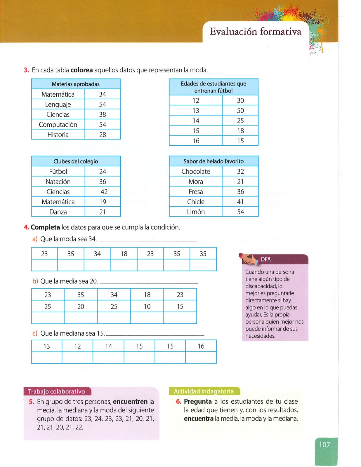 Página 108 de Matematica · 7 EGB · 2024
