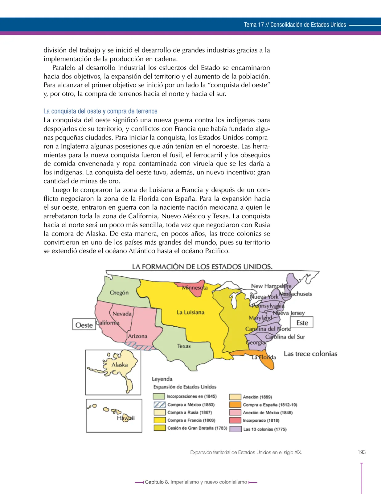 Página 193 de Ciencias Sociales 8° · Secundaria Activa