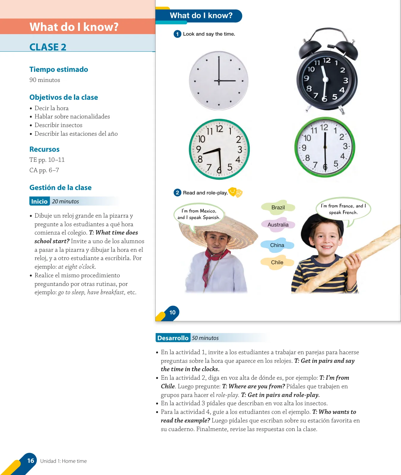 Miniatura página 18 de Inglés – Quinto Básico | Texto del Estudiante MINEDUC – Descargar PDF · 2024