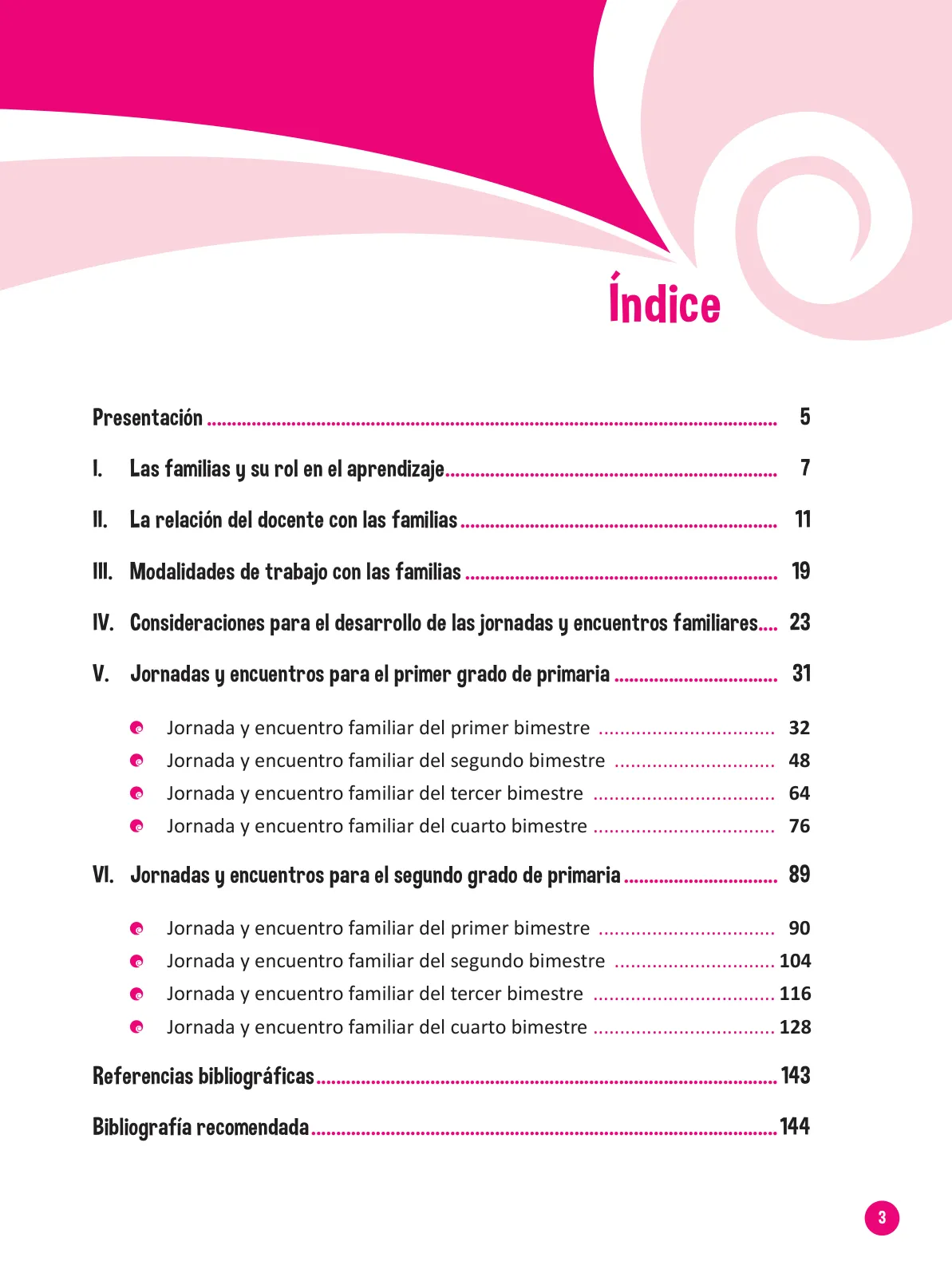Página 5 de Guía para el trabajo docente con las familias del ciclo III de Primaria · 2016