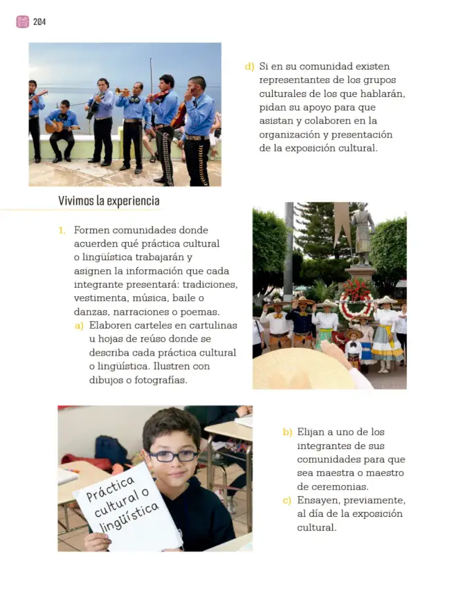 Página 207 de Proyectos Comunitarios. Libro de Educación Primaria Grado 3° Ciclo Escolar 2025 - 2026