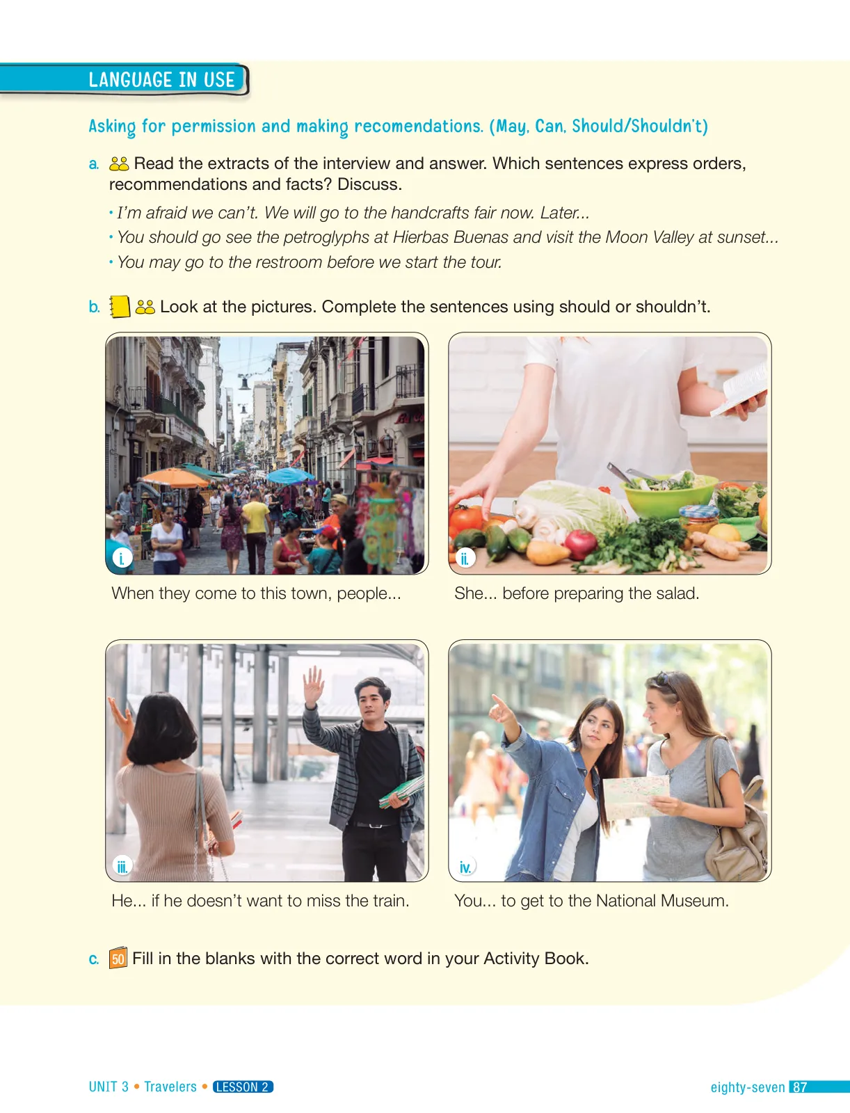 Miniatura página 89 de Inglés – Séptimo Básico | Student’s Book MINEDUC – Descargar PDF · 2024