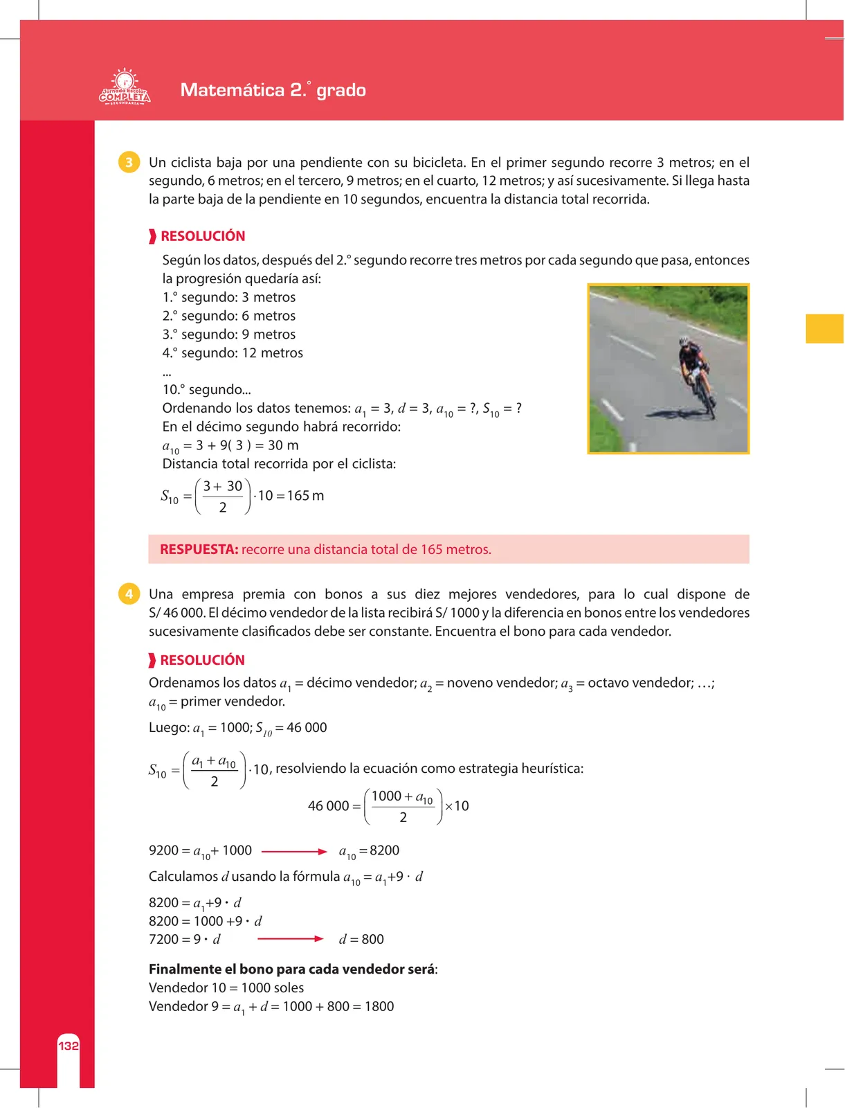 Miniatura página 132 de Matemática 2 : cuaderno de reforzamiento pedagógico - JEC · 2016