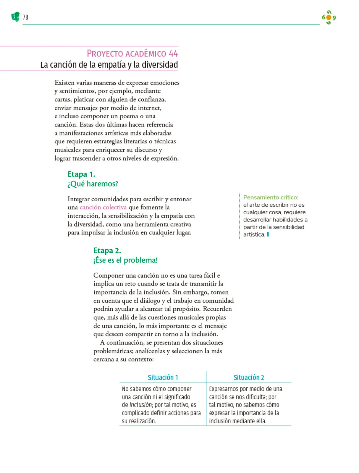 Página 79 de Colección Ximhai. Nuestro libro de Proyectos. Tomo III. Libro de Educación Telesecundaria Grado 1° Ciclo Escolar 2025 - 2026
