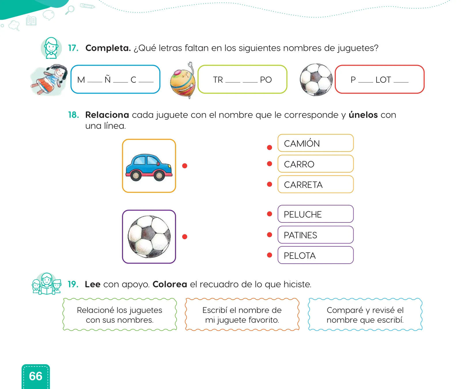 Miniatura página 68 de Cuadernillo de Comunicación 1. Primer grado de Primaria · 2024