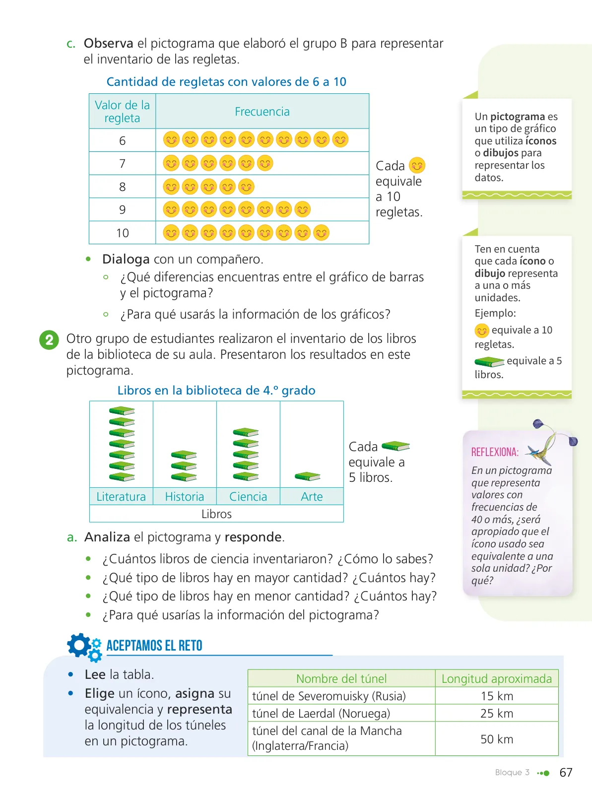 Miniatura página 69 de Texto de Matemática 4. Cuarto grado de Primaria · 2024
