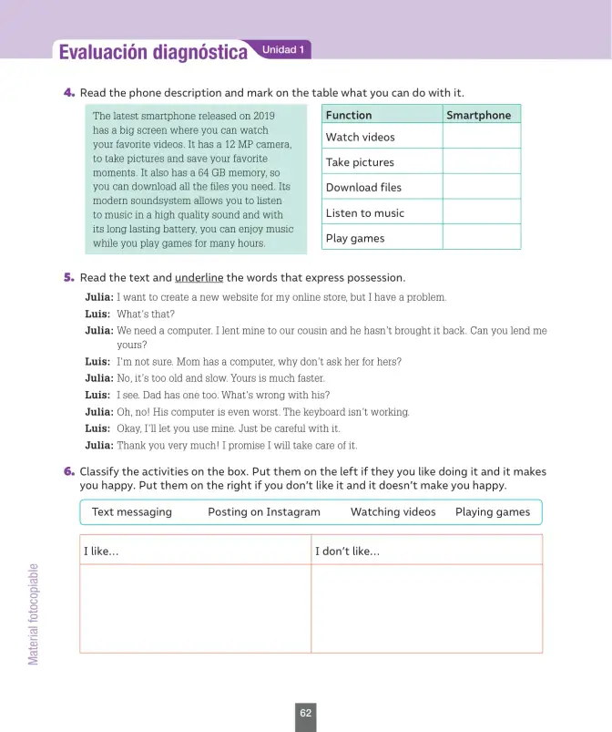 Página 63 de Inglés – Octavo Básico | Student’s Book MINEDUC – Descargar PDF · 2024