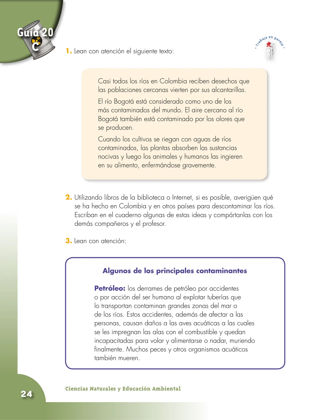 Miniatura página 24 de Ciencias Naturales 4° · Cartilla 03