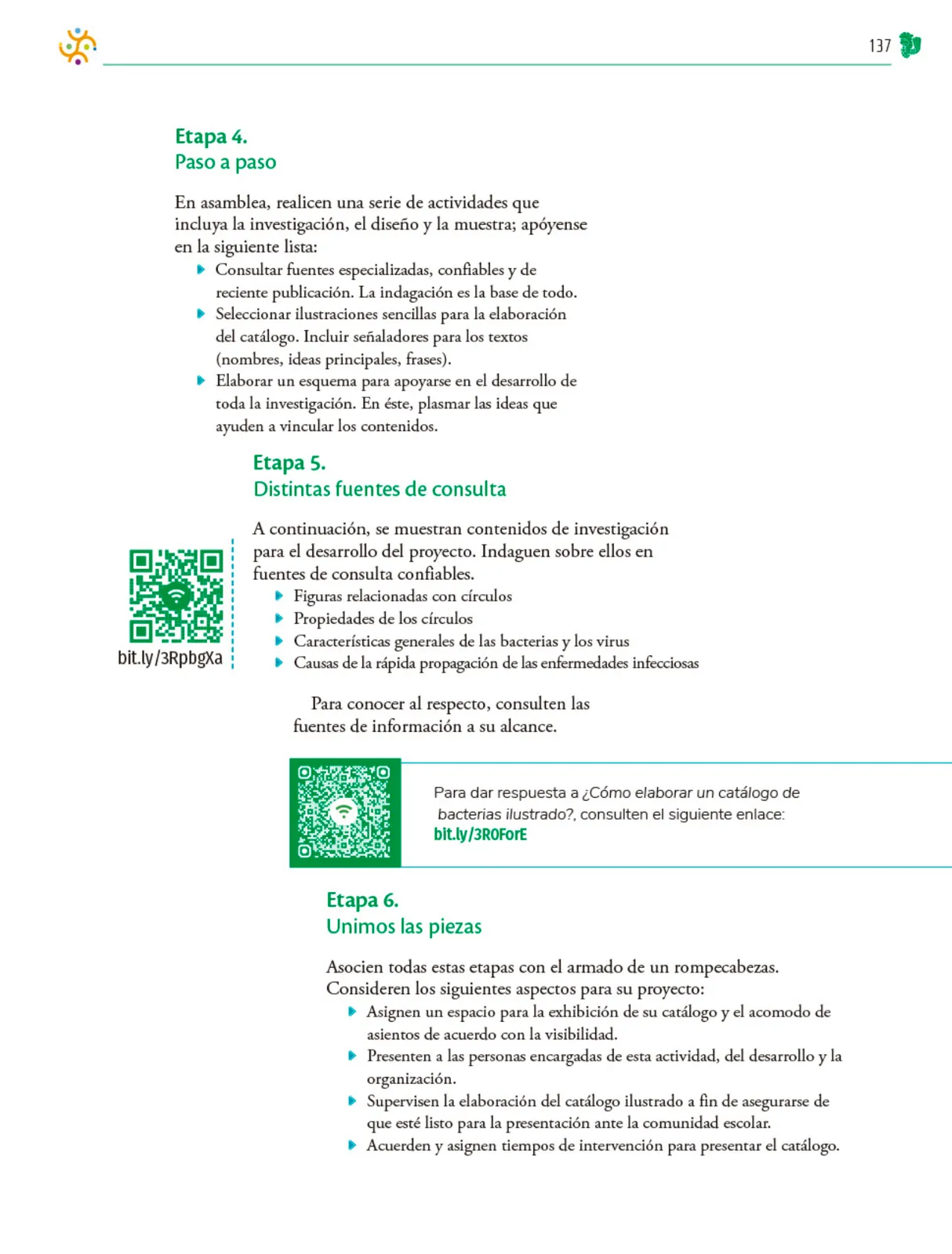 Página 138 de Colección Ximhai. Nuestro libro de Proyectos. Tomo II. Libro de Educación Telesecundaria Grado 1° Ciclo Escolar 2025 - 2026