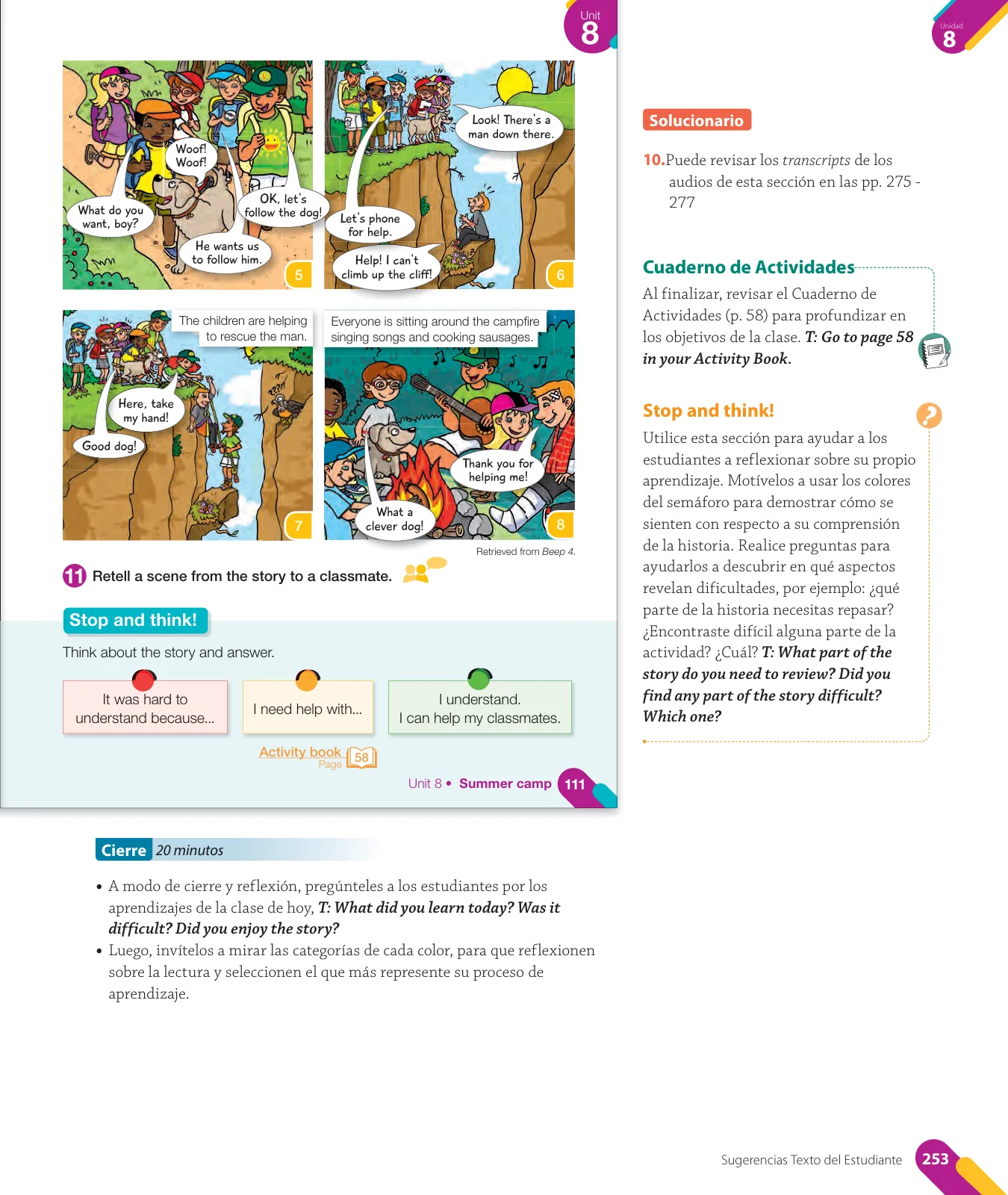 Página 117 de Inglés – Cuarto Básico | Texto del Estudiante MINEDUC – Descargar PDF · 2024