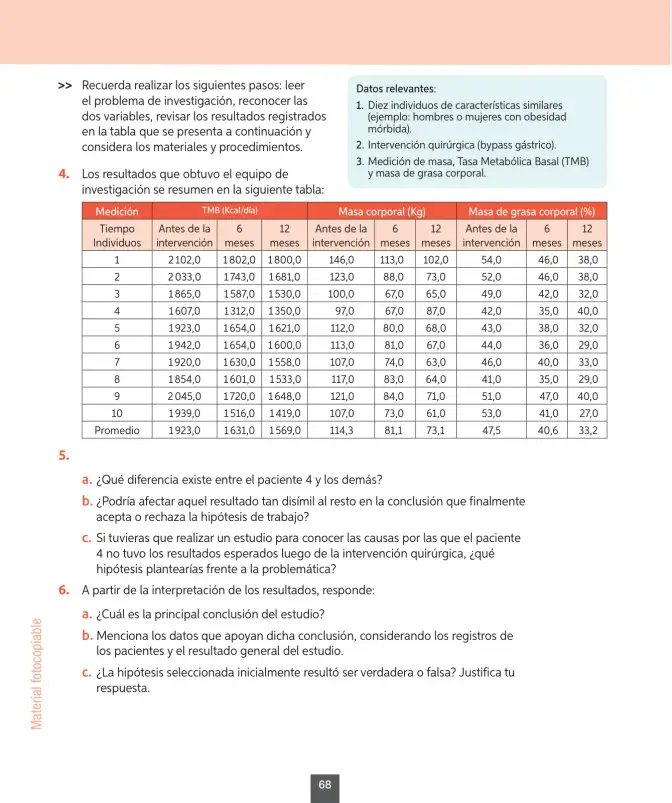 Página 69 de Ciencias Naturales – Octavo Básico | Texto del Estudiante MINEDUC – Descargar PDF · 2024