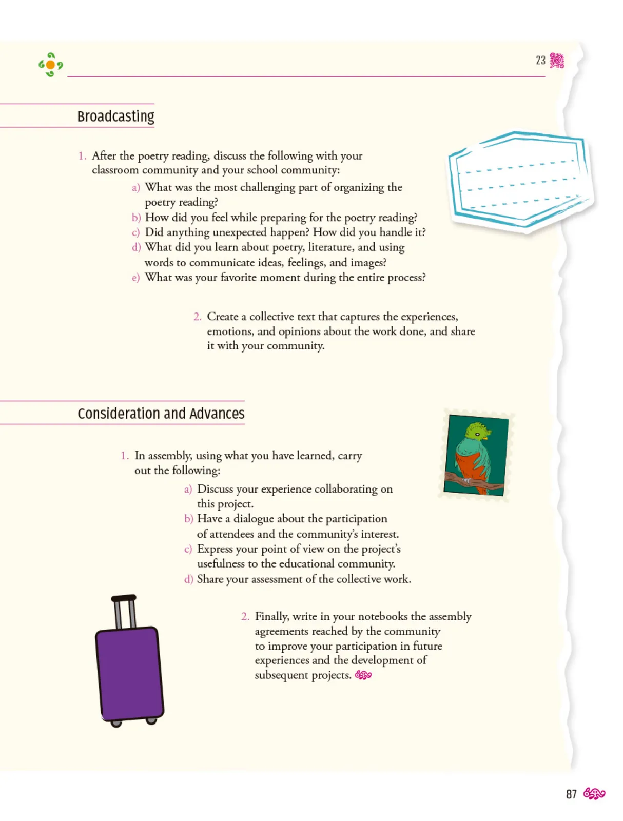 Miniatura página 88 de Uérakua anapu uantakua. Projects and Readings  Libro de Educación Secundaria Grado 1°  Ciclo Escolar 2025 - 2026