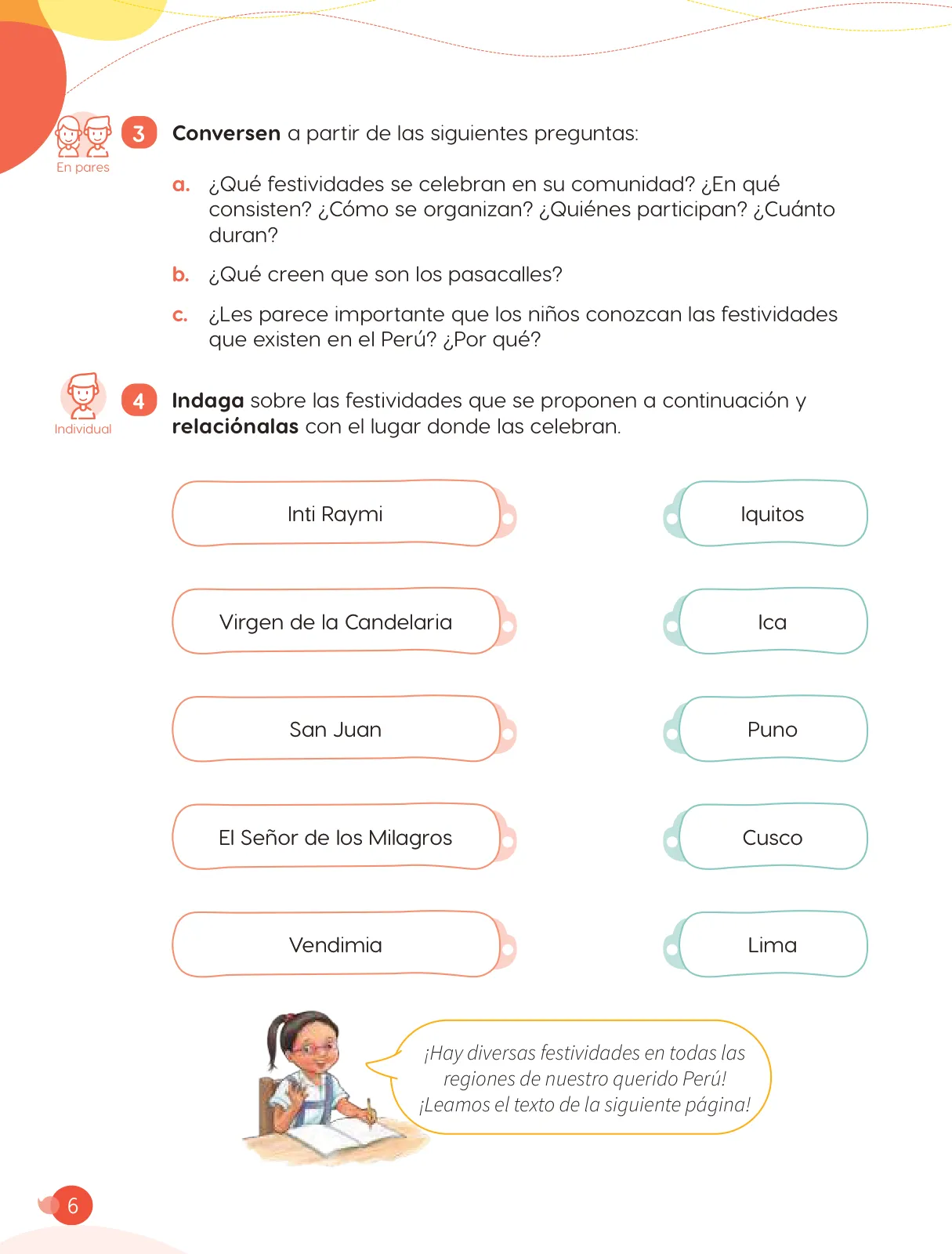 Página 8 de Cuadernillo de Comunicación 4. Cuarto grado de Primaria · 2024