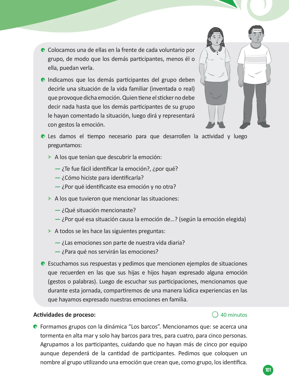 Página 103 de Guía para el trabajo docente con las familias del ciclo V de Primaria · 2016