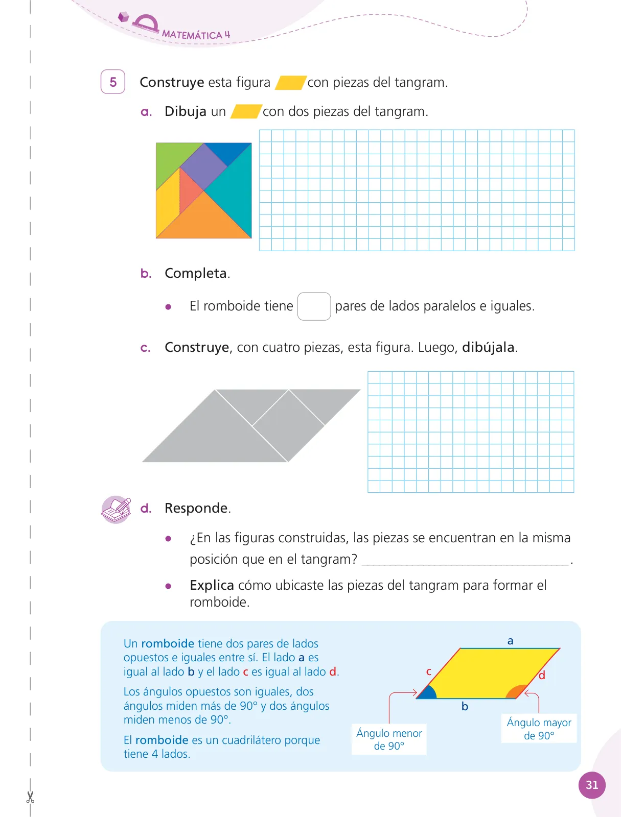 Página 33 de Cuadernillo de Matemática 4, cuarto grado de Primaria · 2023