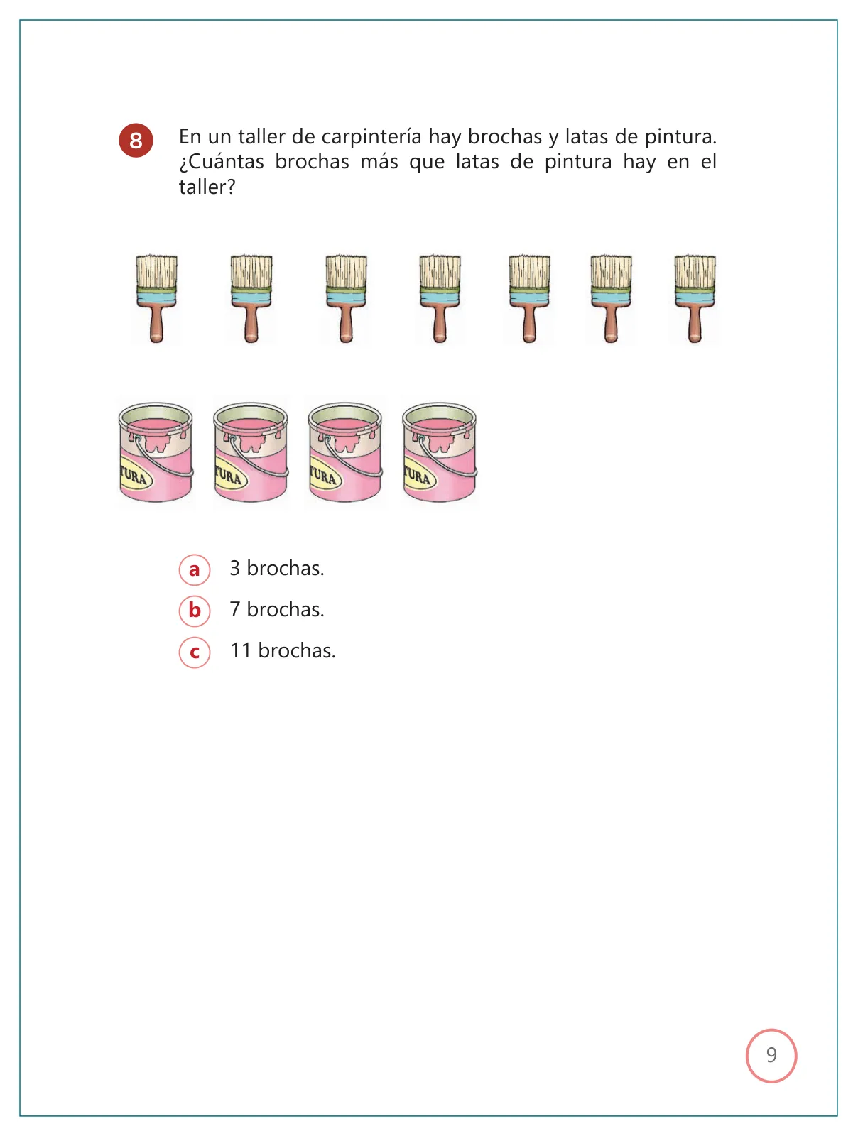 Miniatura página 9 de Kit de evaluación Proceso 1 Demostrando lo que aprendimos : Matemática, segundo trimestre, ﻿Segundo grado - Primaria · 2019
