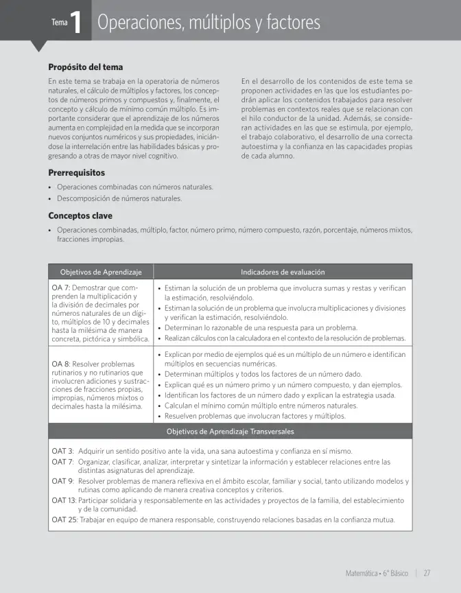 Página 33 de Matemática – Sexto Básico | Texto del Estudiante MINEDUC – Descargar PDF · 2024
