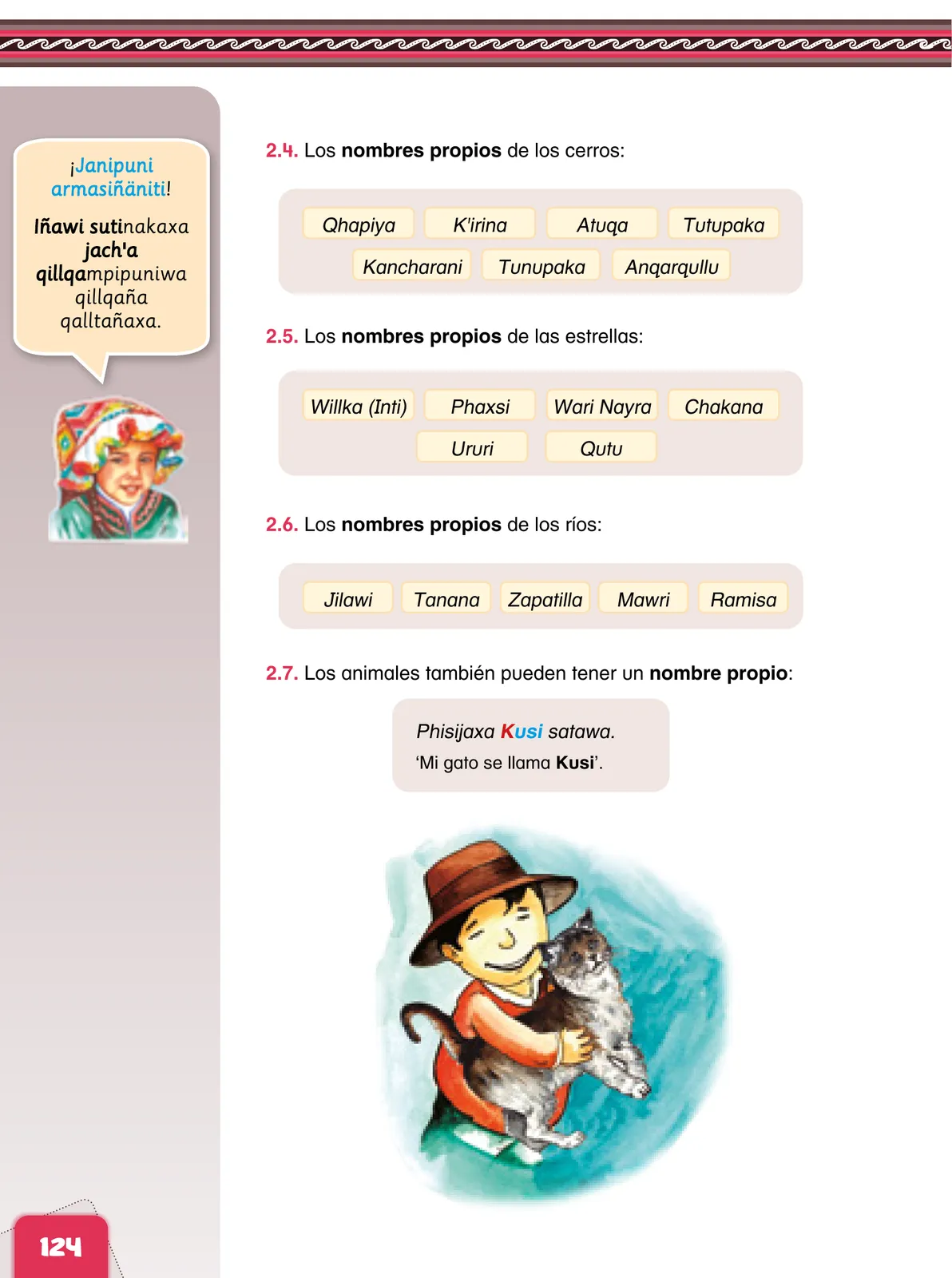 Página 126 de Aymara arutha chiqapa qillqañataki panka = Manual de escritura Aimara · 2021