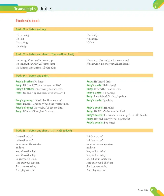 Página 113 de Inglés – Segundo Básico | Texto del Estudiante MINEDUC – Descargar PDF · 2024