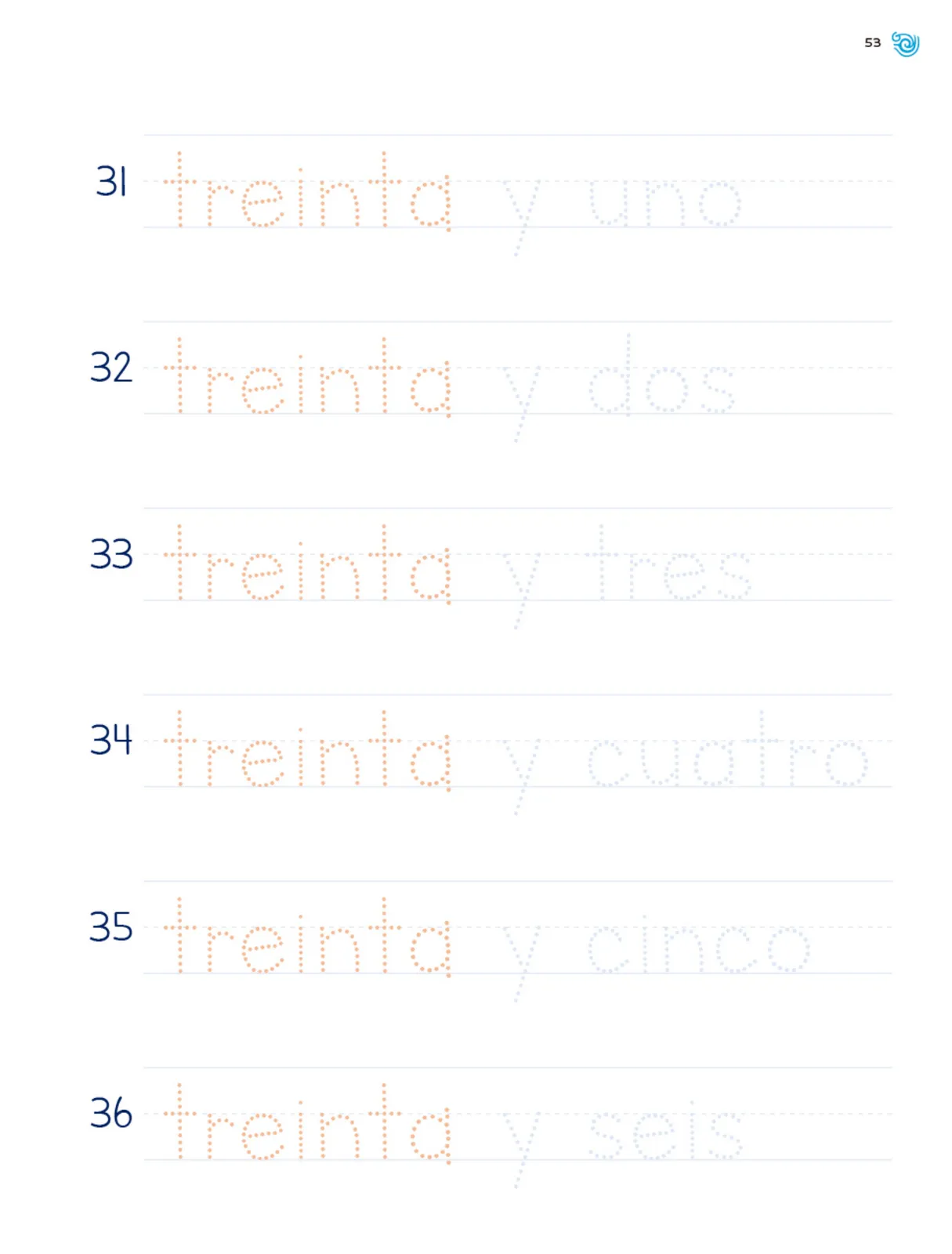 Miniatura página 54 de Múltiples lenguajes. Trazos y números.   Libro de Educación Primaria Grado 1°  Ciclo Escolar 2025 - 2026