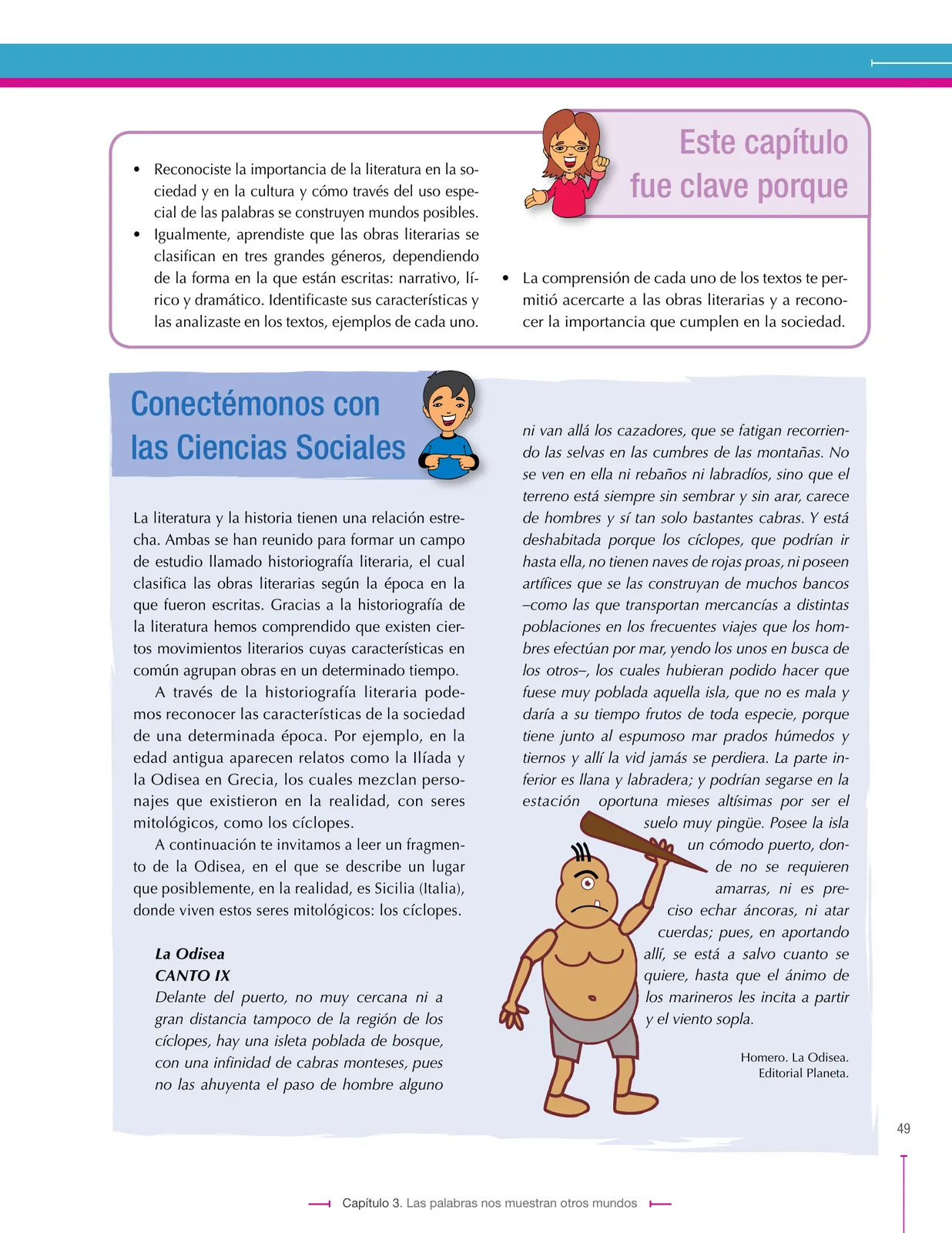 Página 49 de Lenguaje 6° · Secundaria Activa