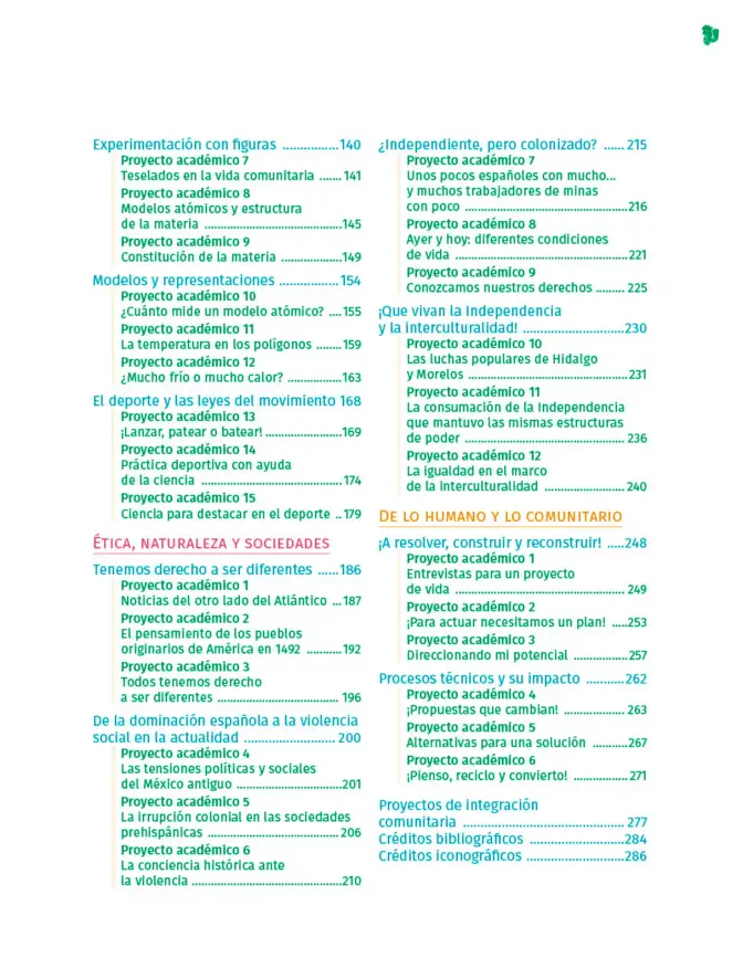Página 14 de Colección Sk´asolil. Nuestro libro de Proyectos. Tomo I. Libro de Educación Telesecundaria Grado 2° Ciclo Escolar 2025 - 2026
