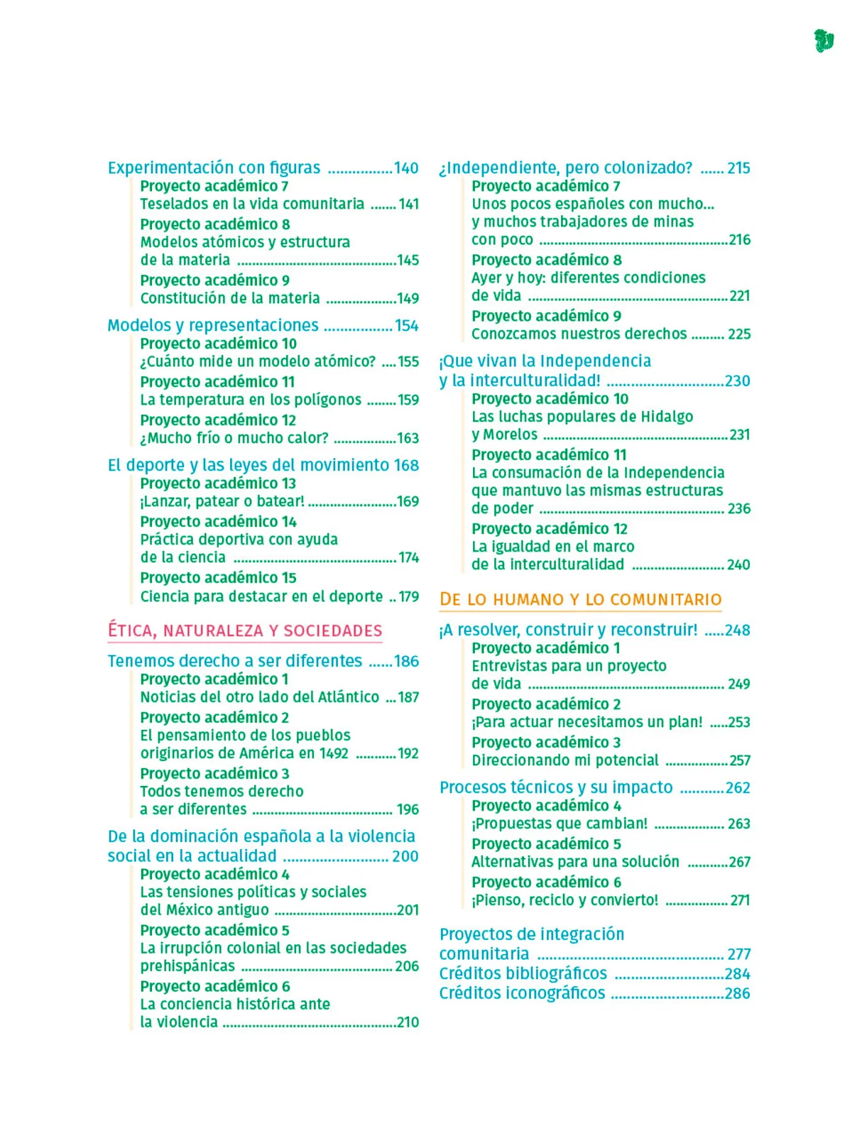 Miniatura página 14 de Colección Sk´asolil. Nuestro libro de Proyectos. Tomo I.    Libro de Educación Telesecundaria Grado 2°  Ciclo Escolar 2025 - 2026
