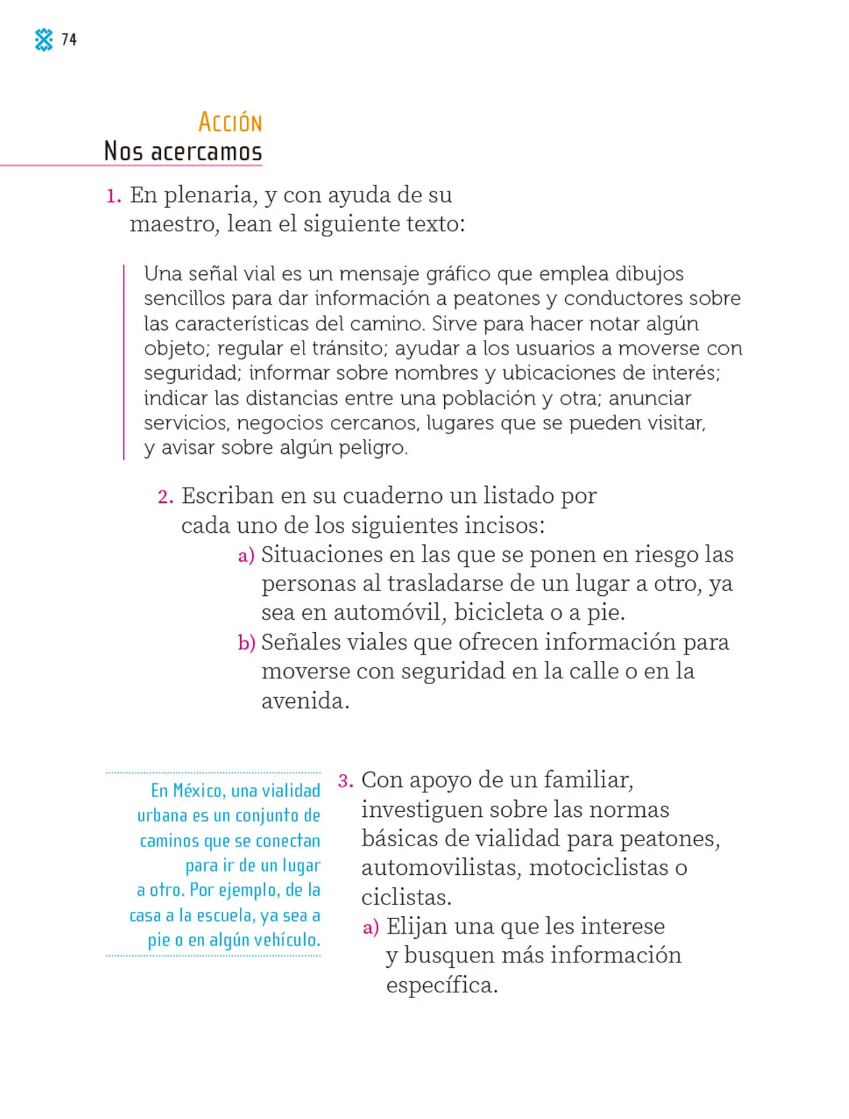 Miniatura página 75 de Proyectos Comunitarios.   Libro de Educación Primaria Grado 1°  Ciclo Escolar 2025 - 2026