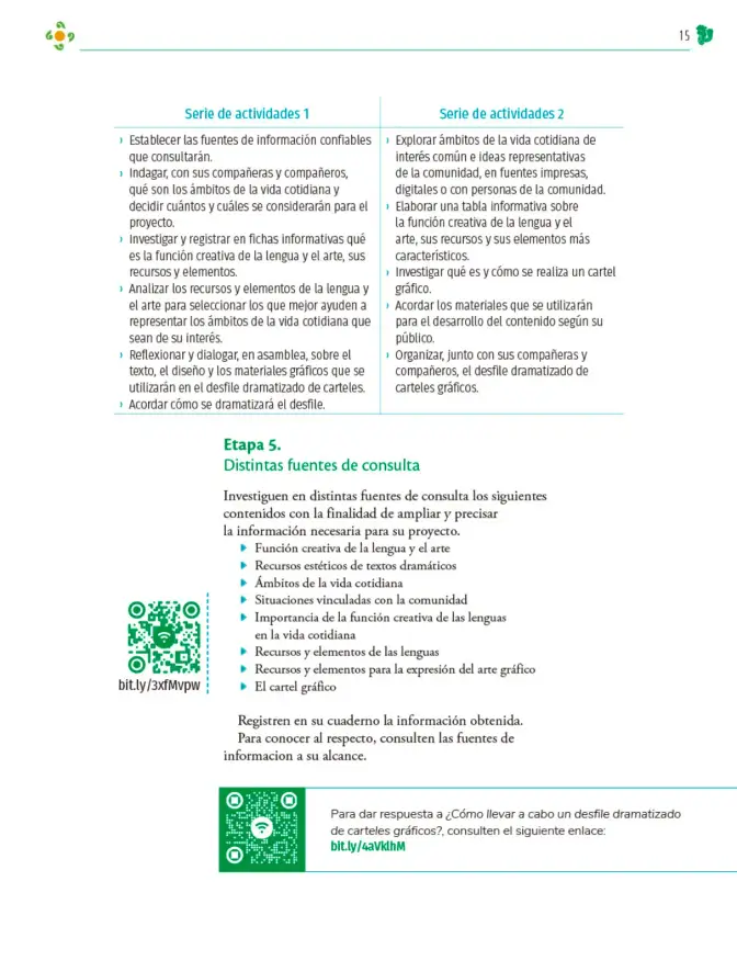 Página 16 de Colección Nanahuatzin. Nuestro libro de Proyectos. Tomo II. Libro de Educación Telesecundaria Grado 3° Ciclo Escolar 2025 - 2026