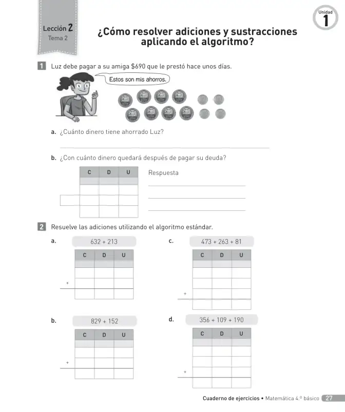 Página 28 de Matemática – Cuarto Básico | Texto del Estudiante MINEDUC – Descargar PDF · 2024