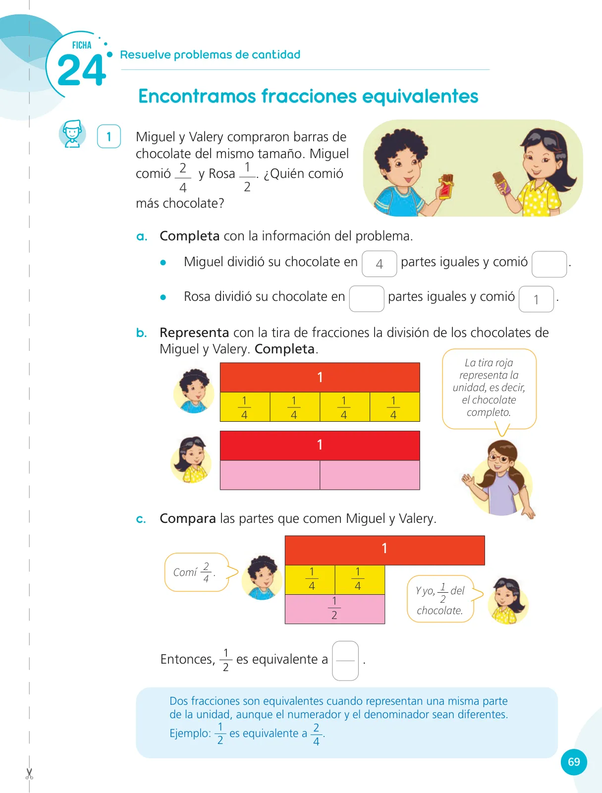 Miniatura página 71 de Cuadernillo de Matemática 4, cuarto grado de Primaria · 2023