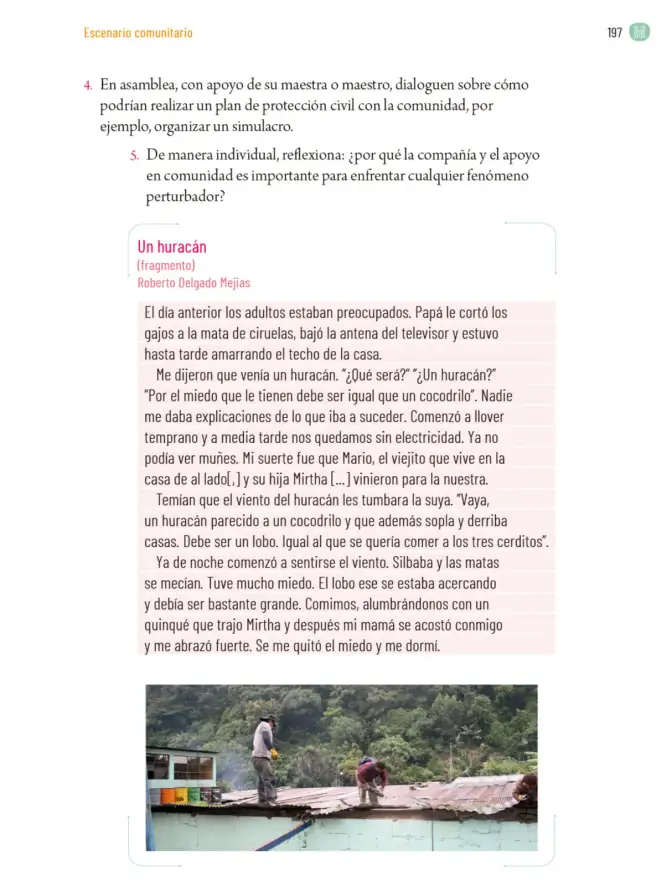 Página 200 de Proyectos Comunitarios. Libro de Educación Primaria Grado 5° Ciclo Escolar 2025 - 2026
